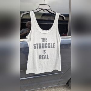 No Boundaries Heather Gray Tank Top